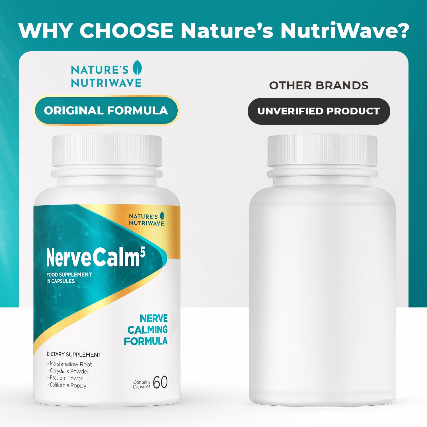 California Poppy and botanicals in NerveCalm