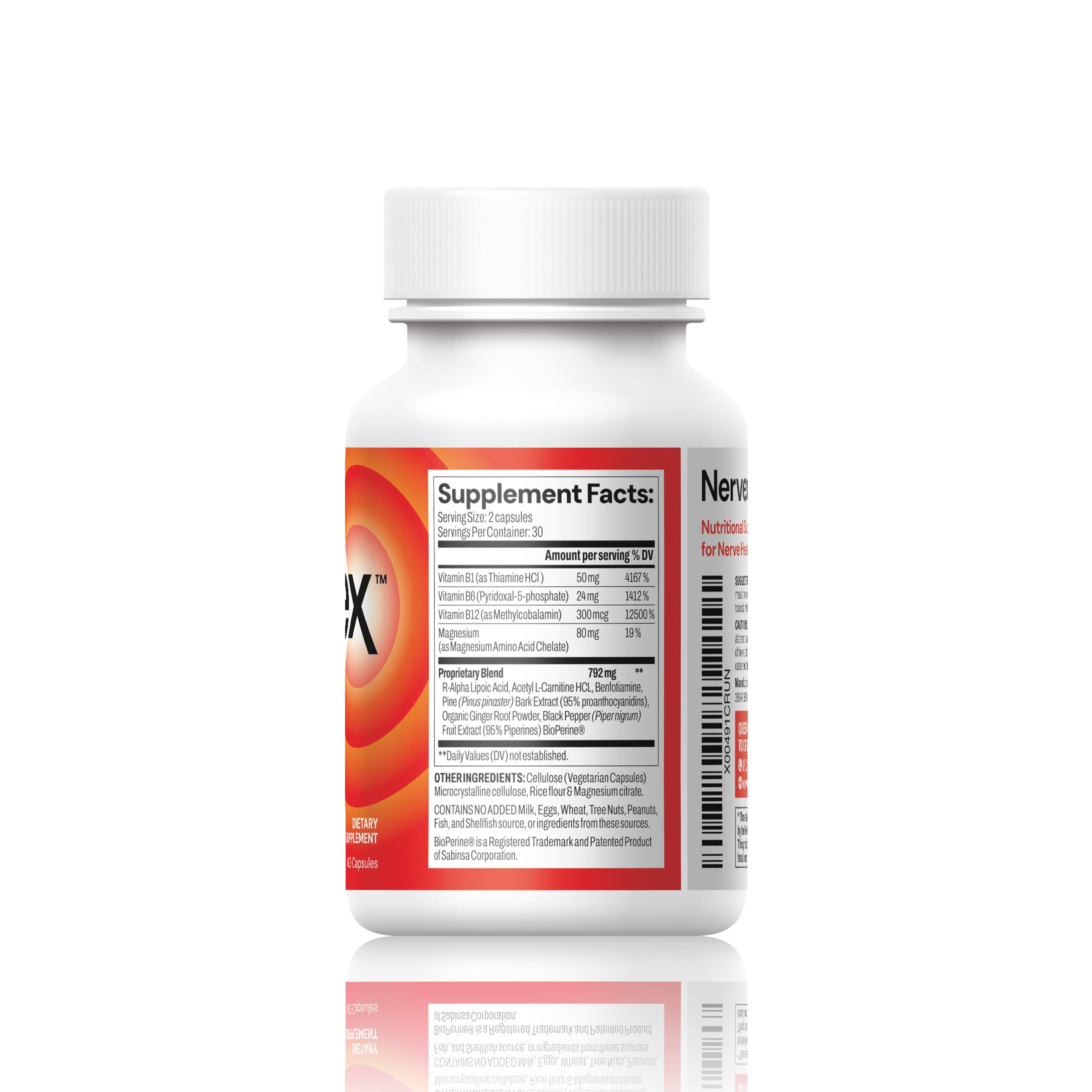 Natural ingredients: R-ALA and Acetyl L-Carnitine
