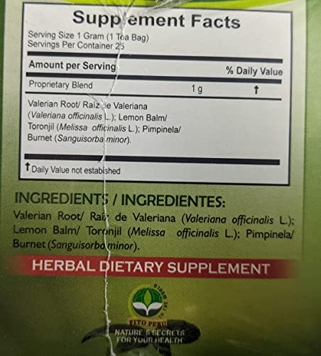 Nerviosan packaging back view with box