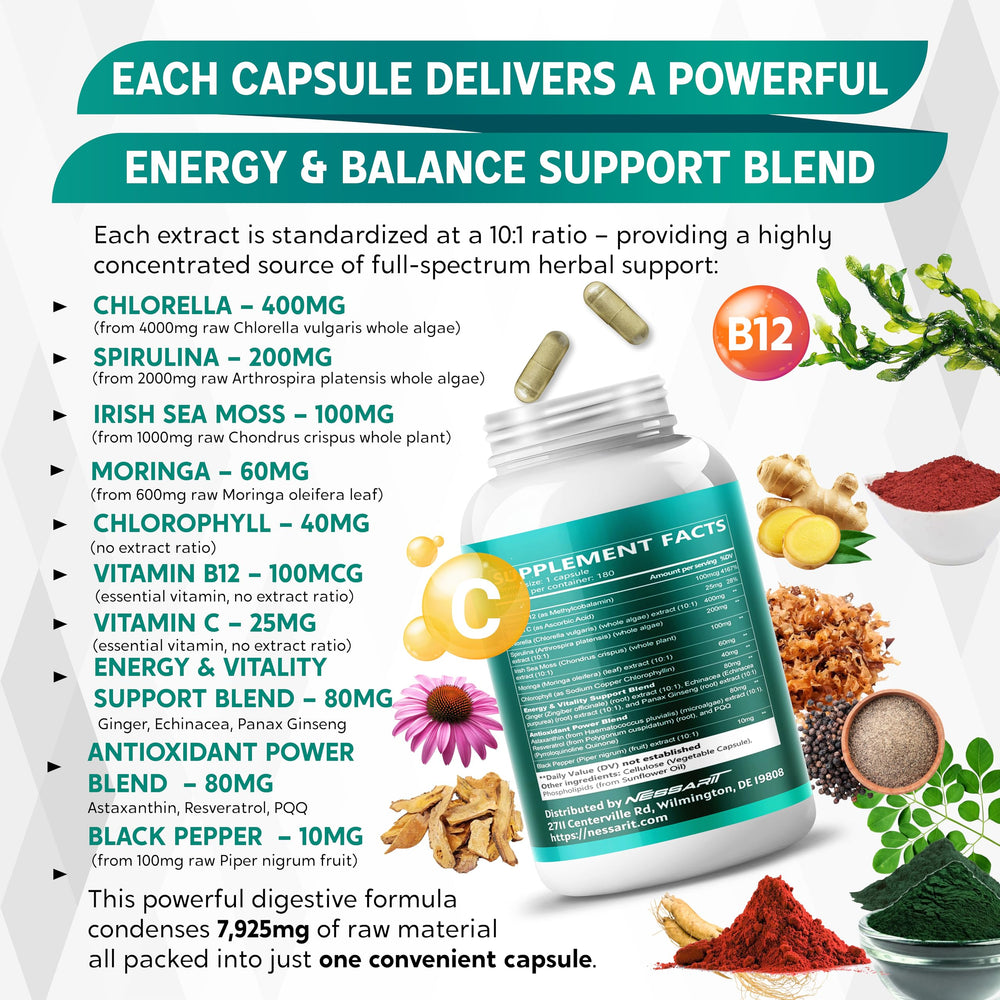 Chlorophyll, Resveratrol and Astaxanthin antioxidants in NESSARIT