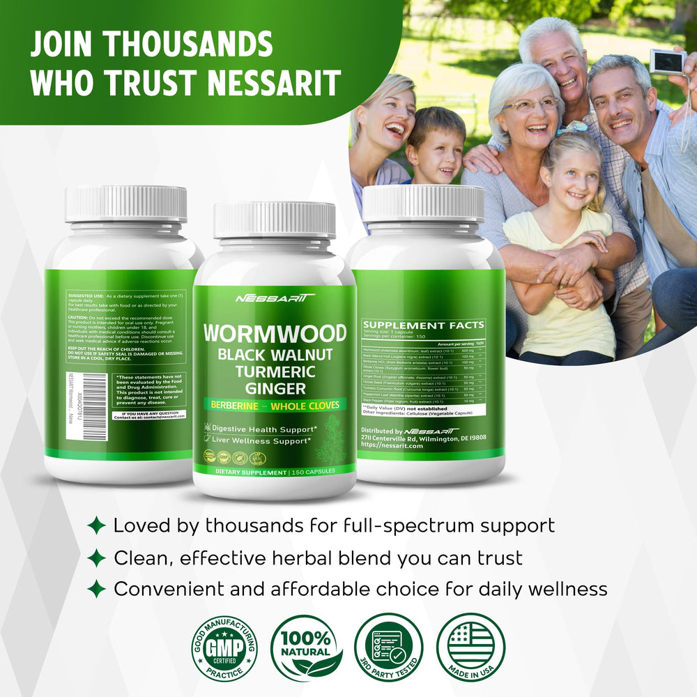 NESSARIT product packaging and branding