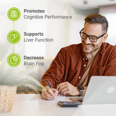 Label showing 500mg choline bitartrate per serving