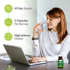 Brain and liver health icons representing cognitive and liver support