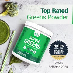 USDA Organic certification label on Nested Naturals Super Greens