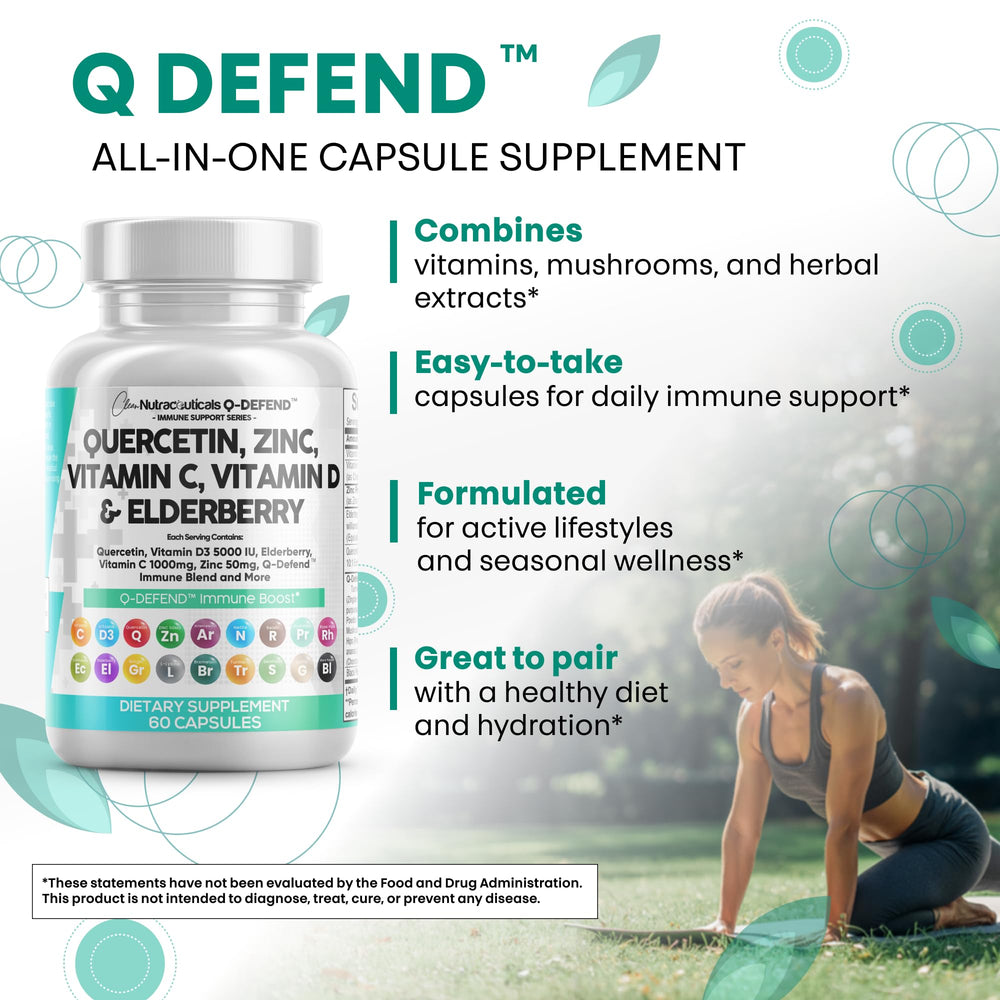 Nettle and Reishi mushroom in Q-Defend blend