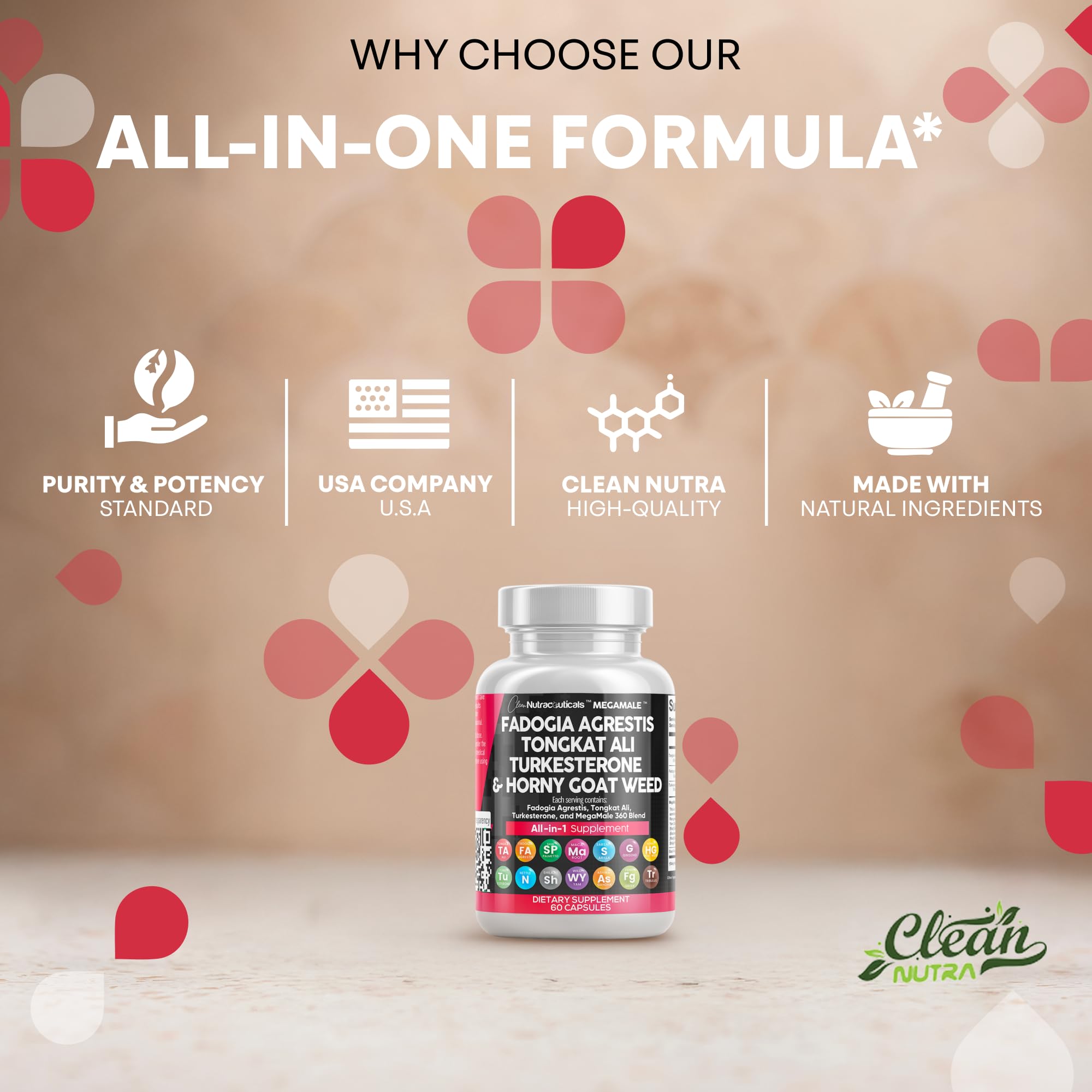 Nettle root and shilajit powder