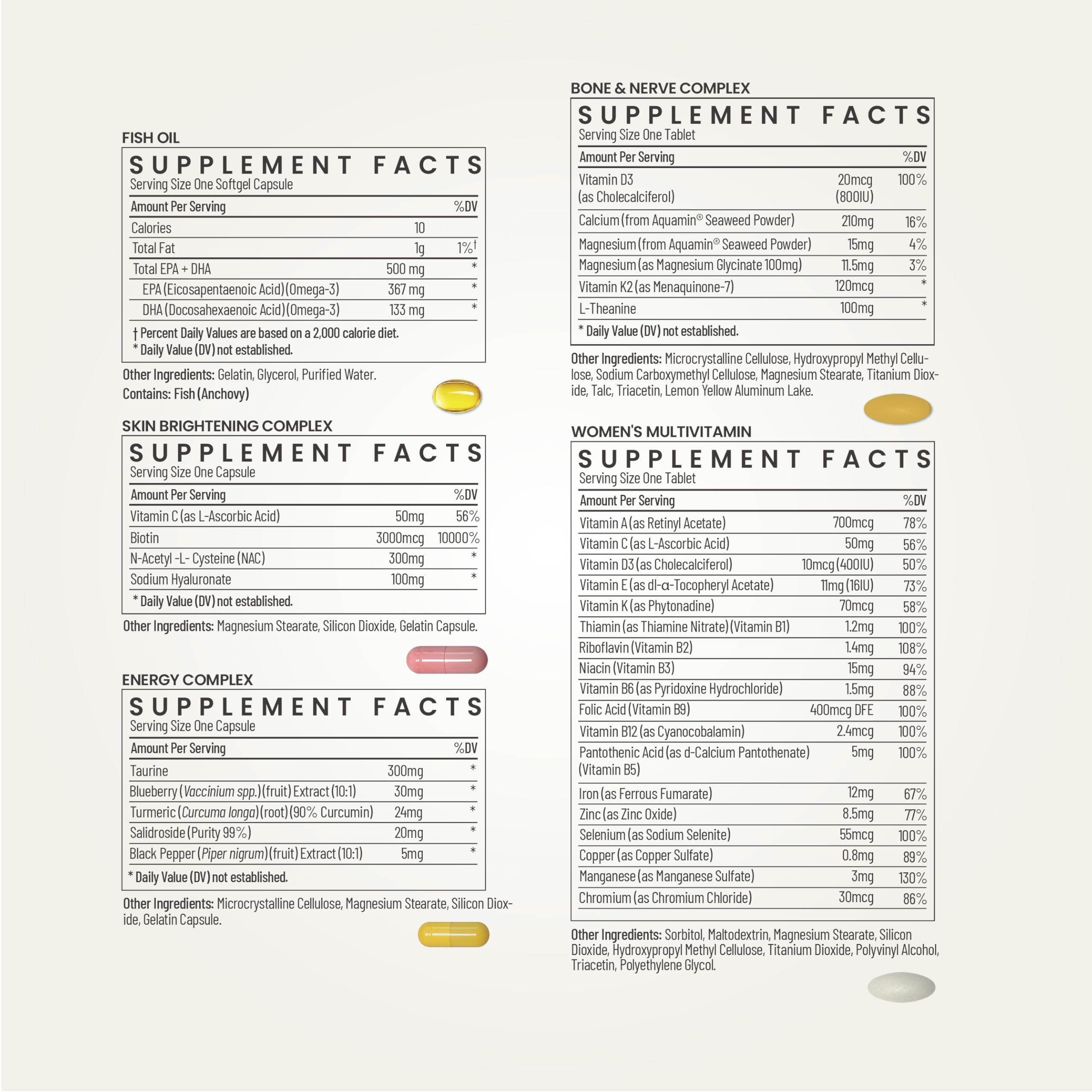 Calcium, Vitamin D3+K2, and Magnesium for bone health