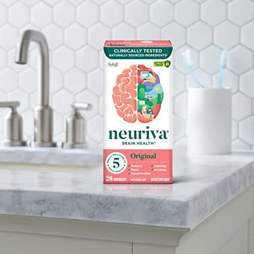 NEURIVA Original morning study session setup with capsules.