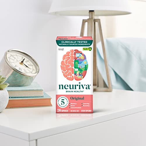 NEURIVA Original vegan gluten-free icons on packaging.