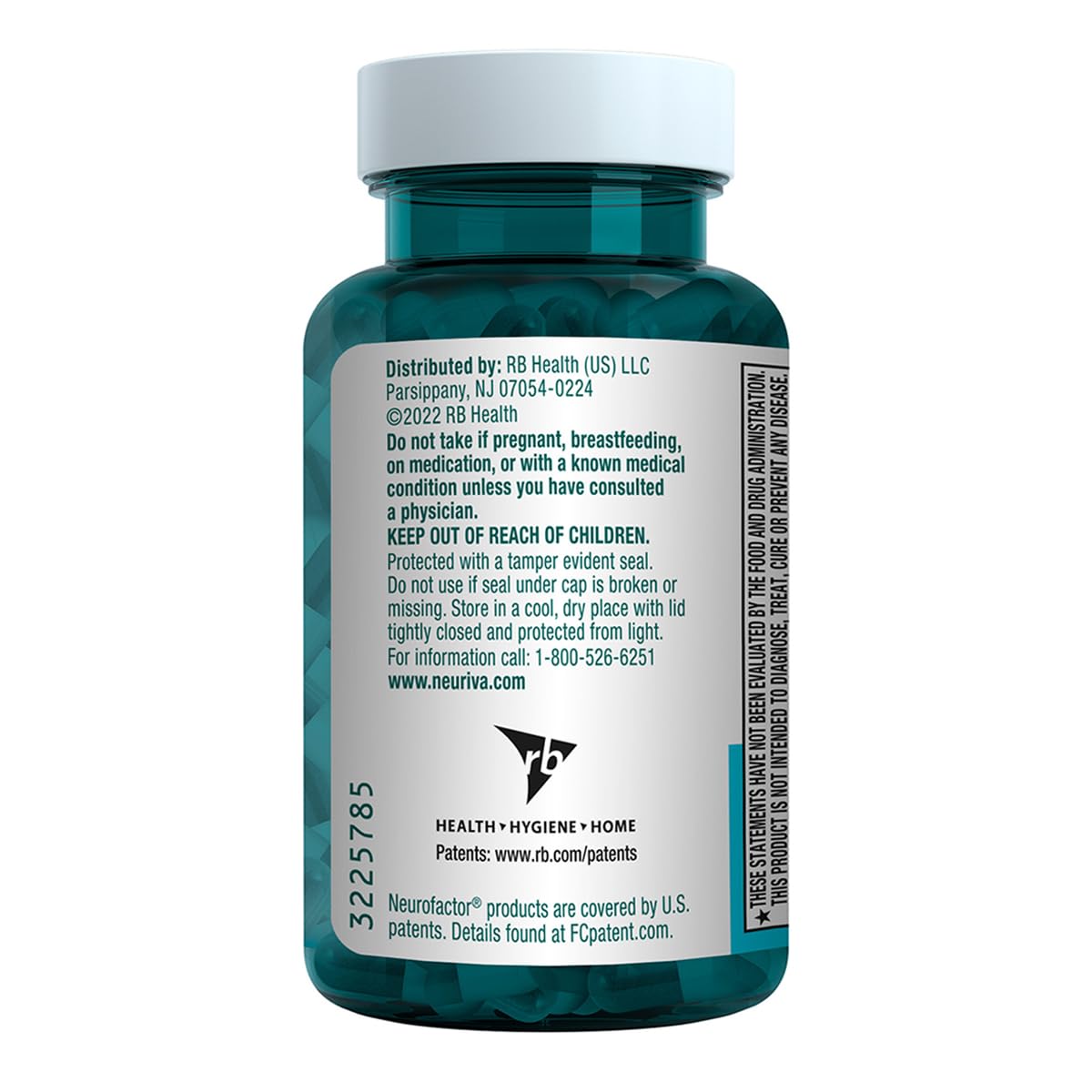 NEURIVA Plus bottle front view