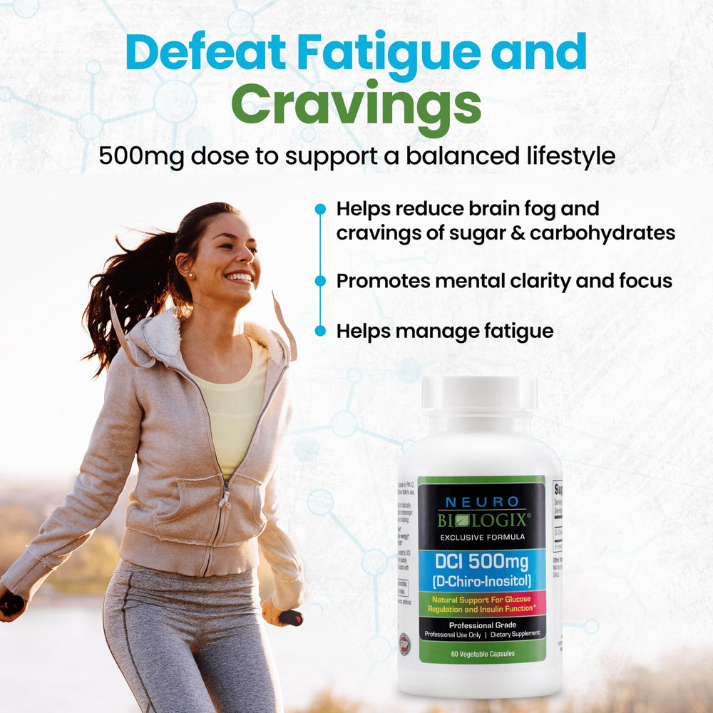 Nutrition facts panel for Neuro Biologix D-Chiro Inositol 500mg
