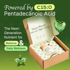 Label showing 100mg per serving for Neuro Bloom C15:0