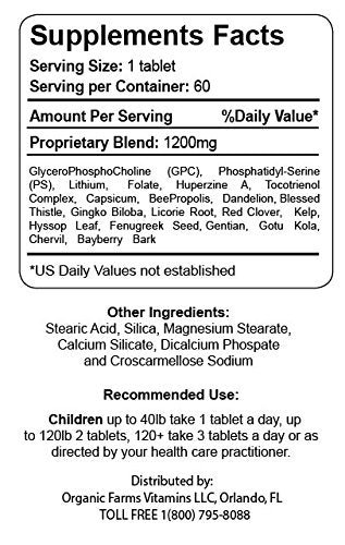 Close-up of Neuro Care Kids Brain Health product illustration