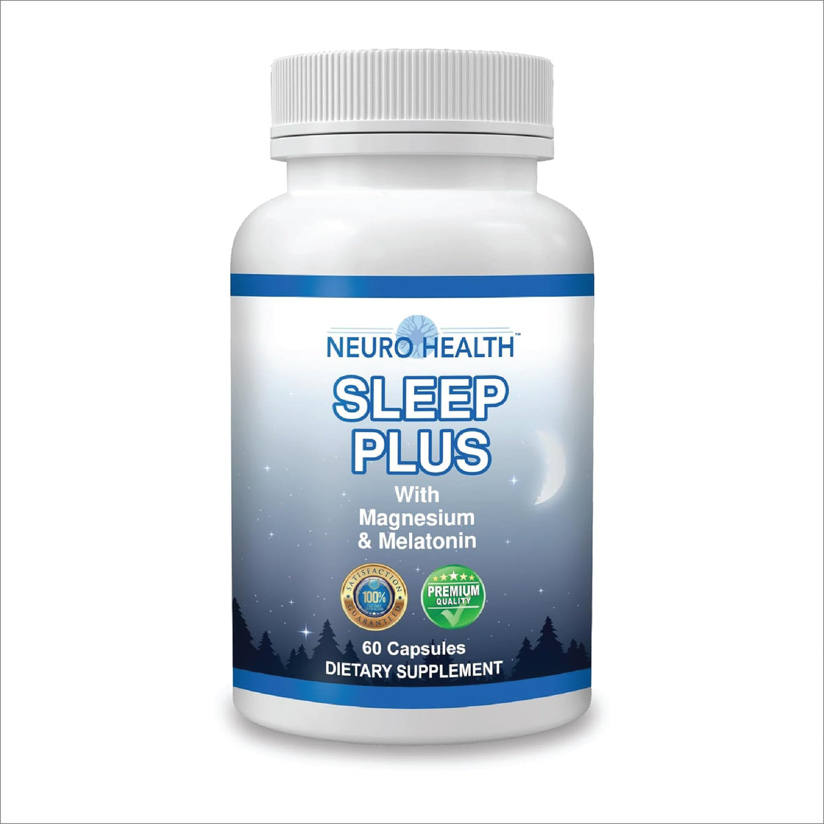 Bottle of Neuro Health Sleep Plus with 60 capsules