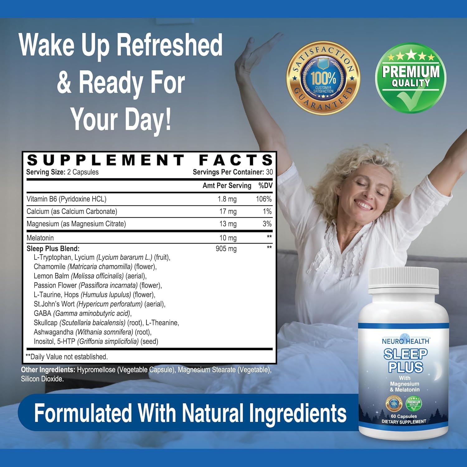 Sleep Plus capsules close-up