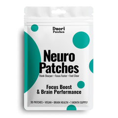 Neuro Patch focus and brain support patch on skin