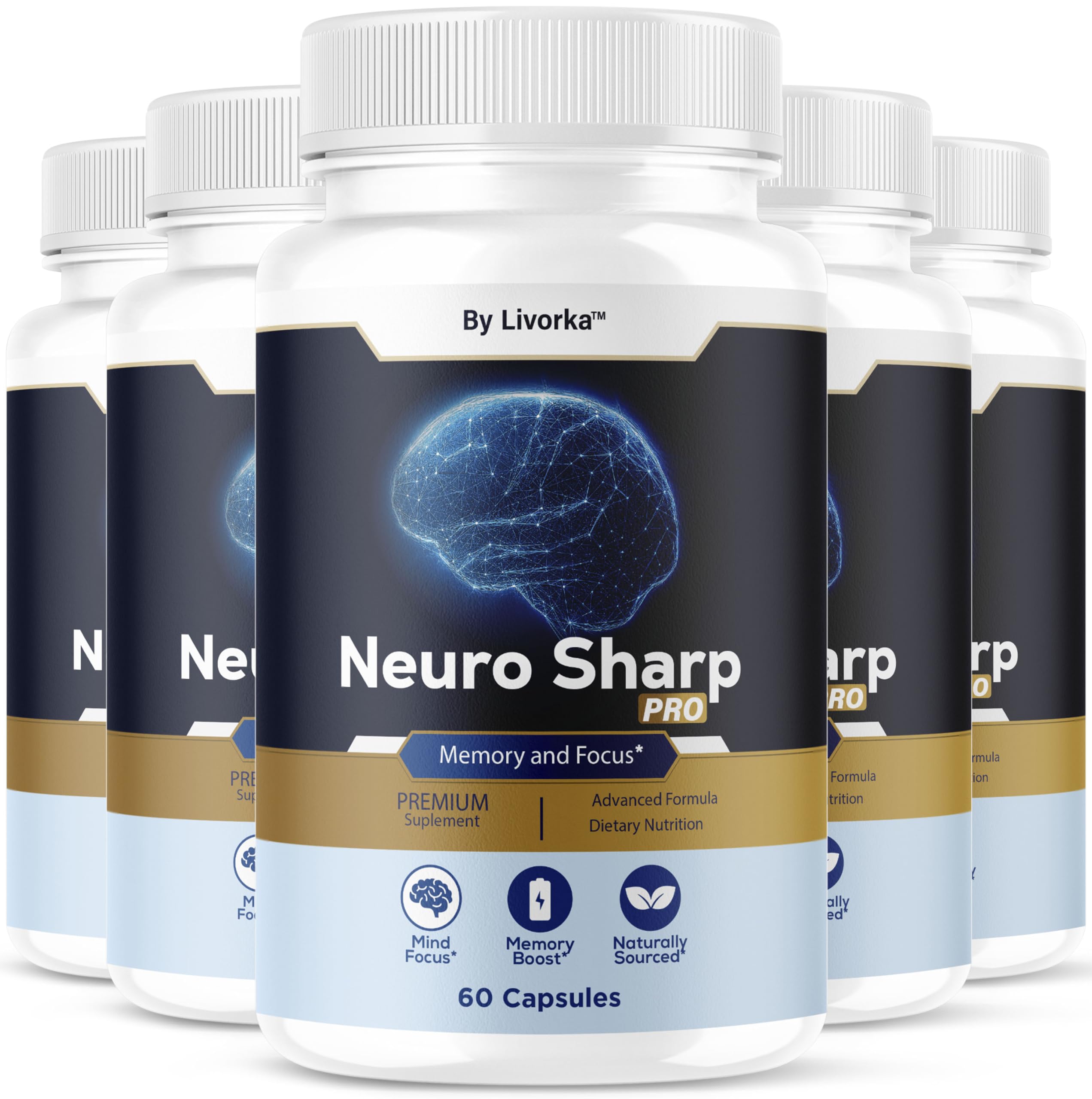 Five-pack Neuro Sharp Pro product packaging
