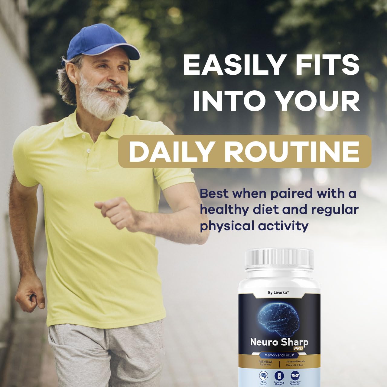 Memory and focus graphic for Neuro Sharp Pro