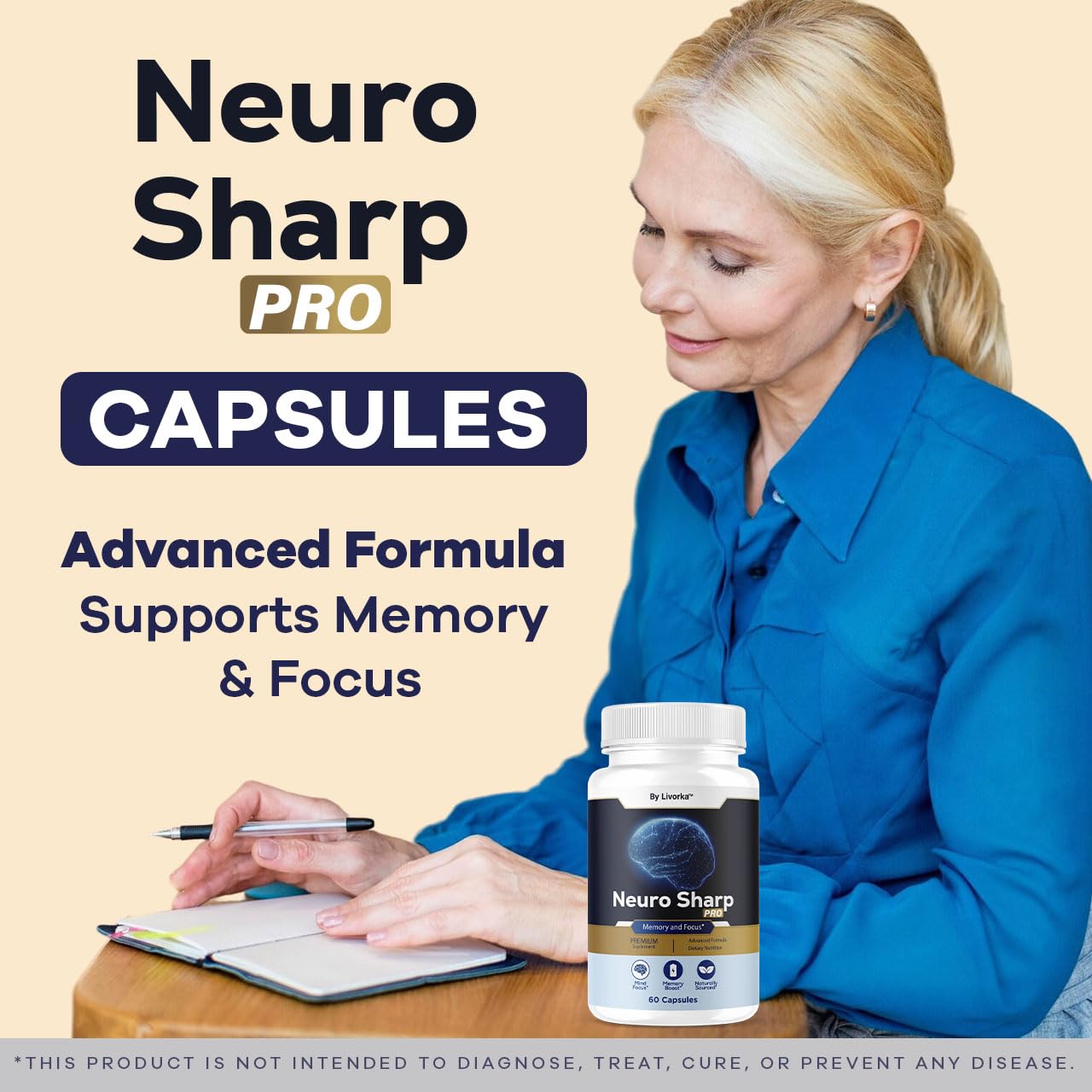 Neuro Sharp Pro packaging and bottle
