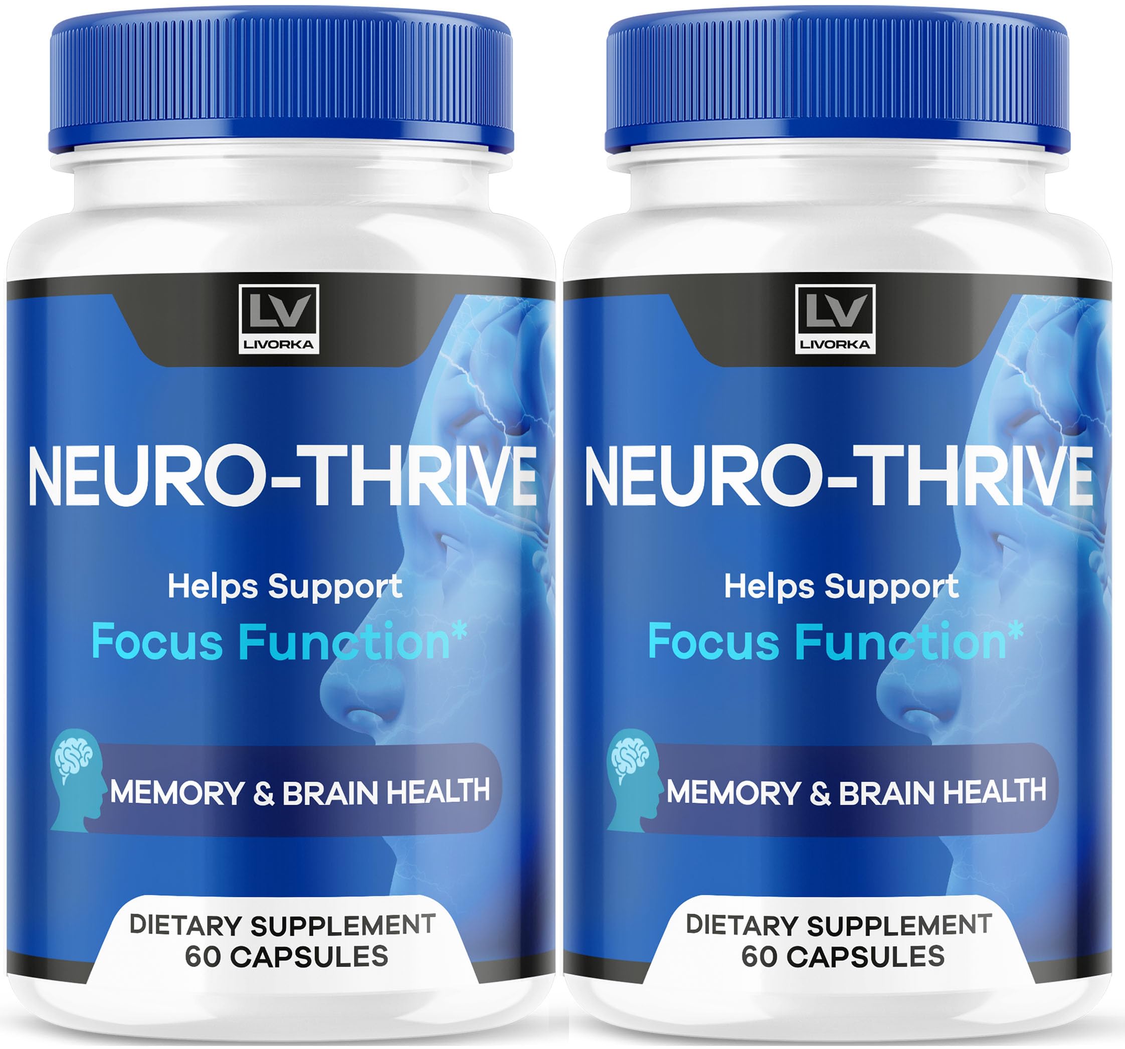 Two-pack Neuro Thrive Brain bottles