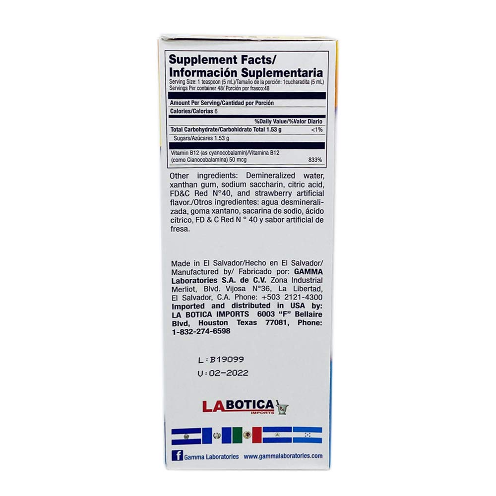 Syrup dropper dispensing Neuro Vital B12 Energy Syrup