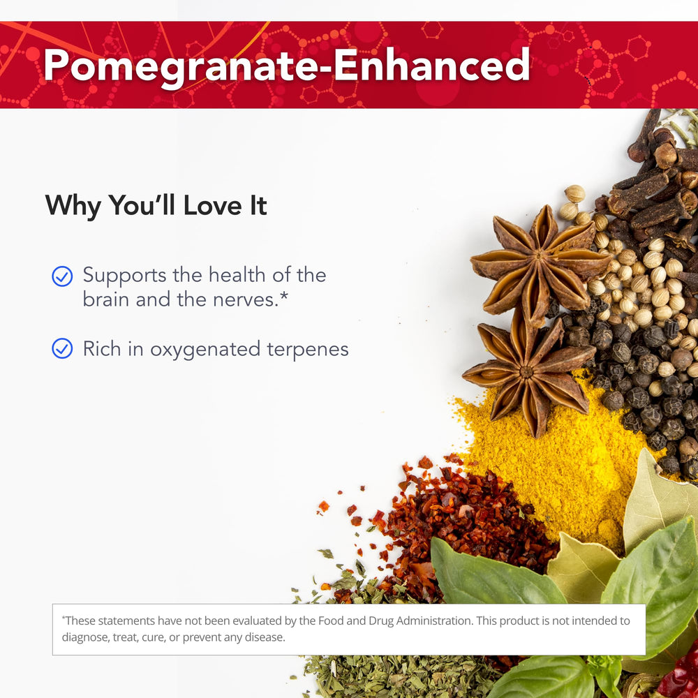 Pomegranate-enhanced NeuroAid with antioxidant ingredients