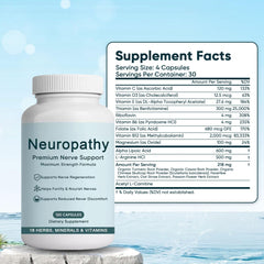 Close-up view of Neurobella bottle label