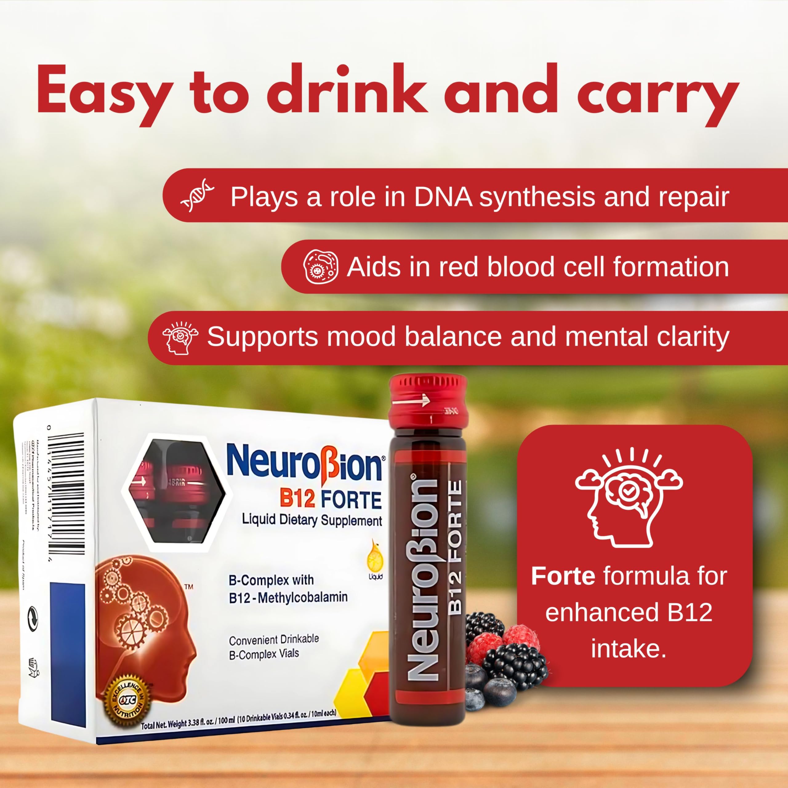 Liquid B Complex Vitamins visual cue