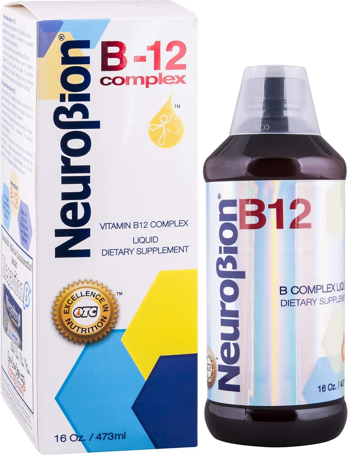 Neurobion Vitamin B12 Complex Citrus 16 oz bottle front view