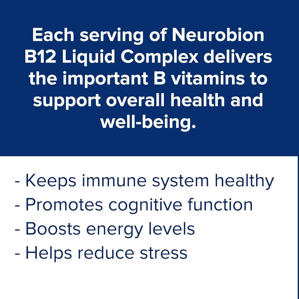 Citrus flavor Neurobion B12 liquid packaging close-up
