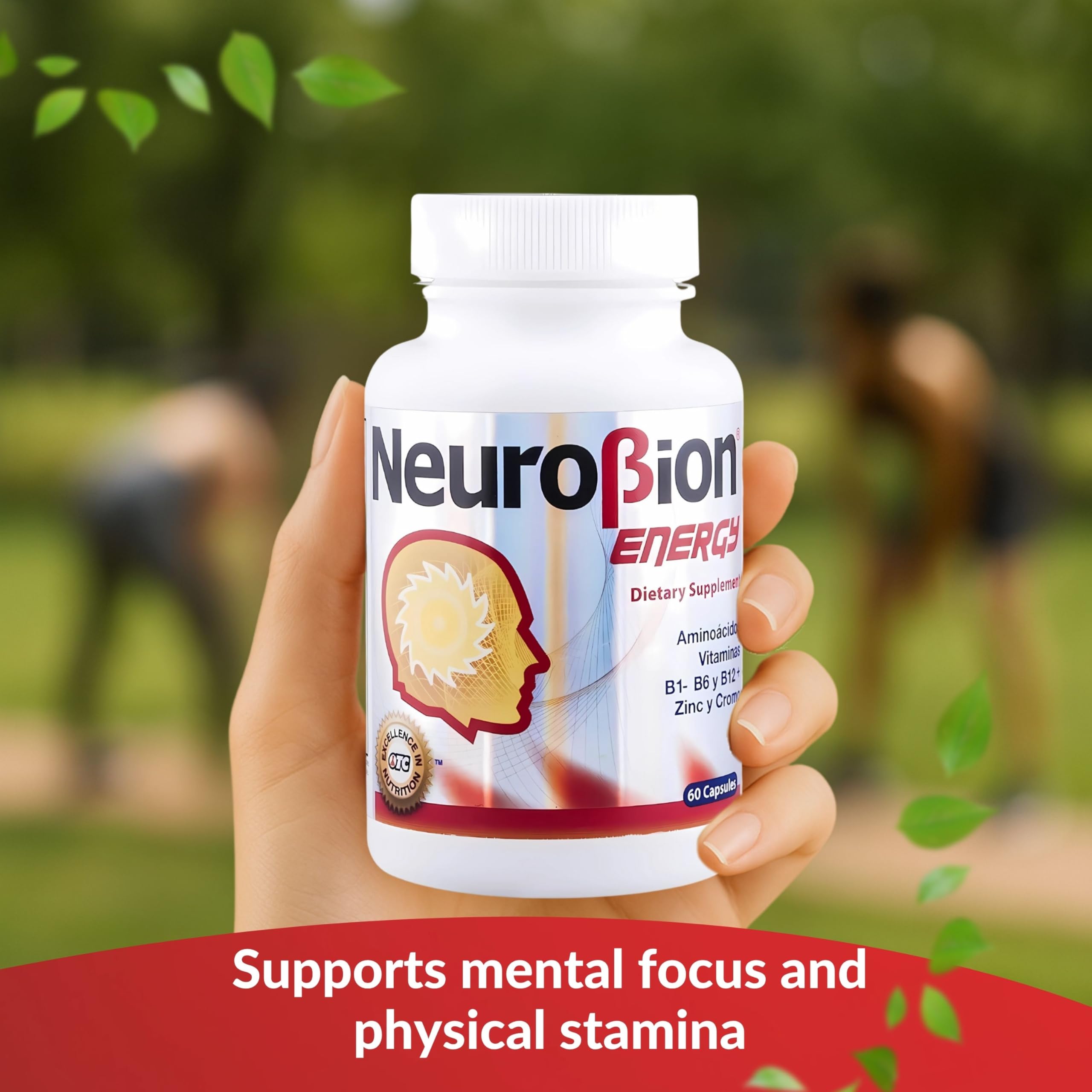 Brain-boosting composition highlighting B1-B12 vitamins