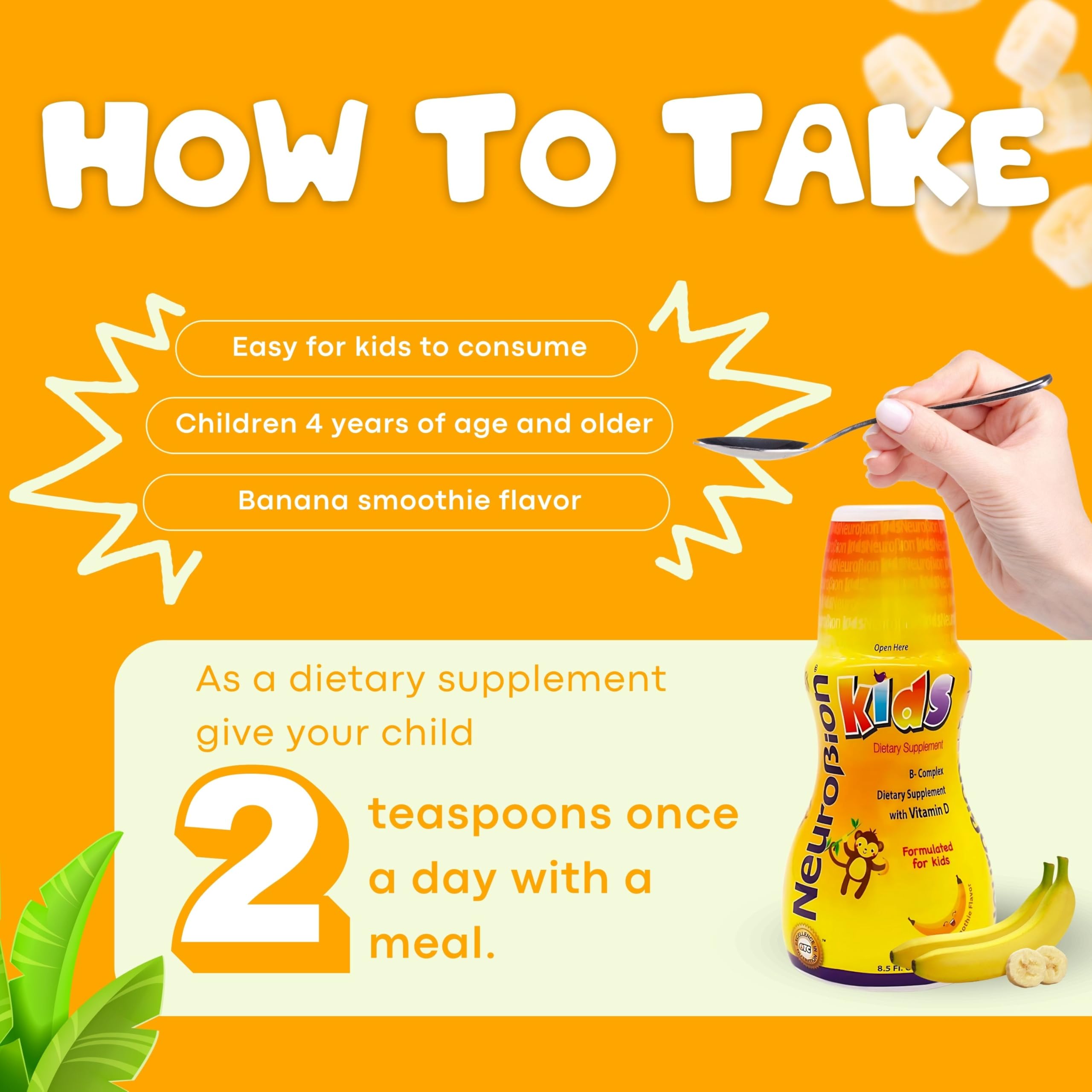 Pouring Neurobion Kids B Complex Liquid