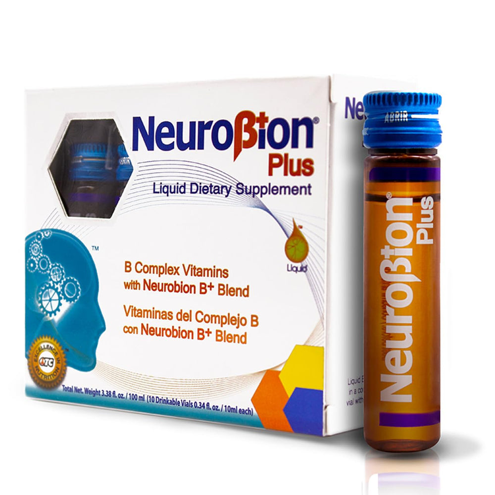 Packaging for Neurobion Plus Liquid B-Complex 10 vials