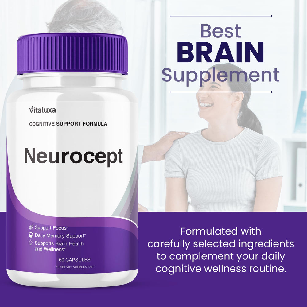 Neurocept Capsules spilled on white surface