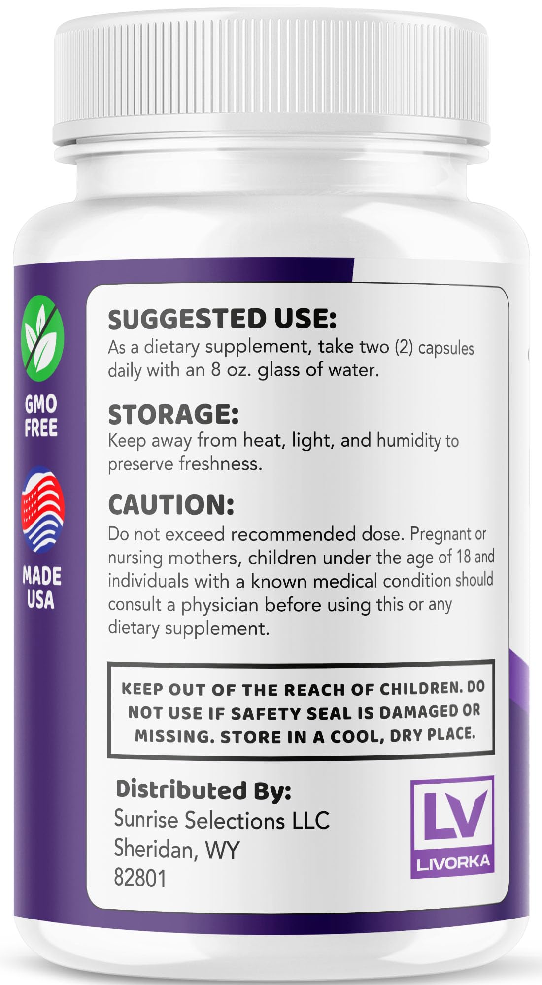 Packaging close-up of Neurocept bottle