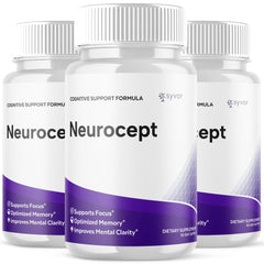 Neurocept Capsules 3-pack display