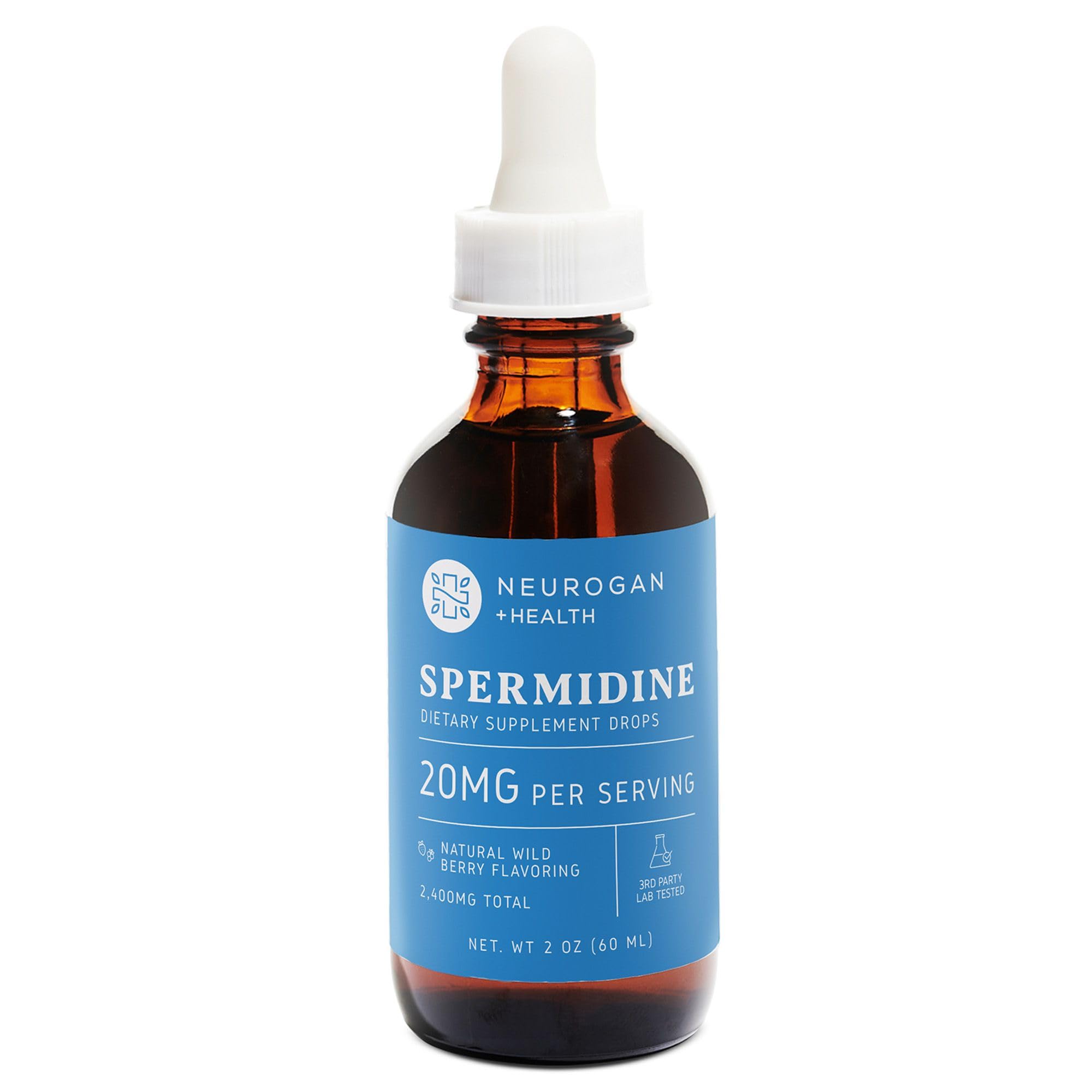 Spermidine liquid supplement bottle 60ml by Neurogan