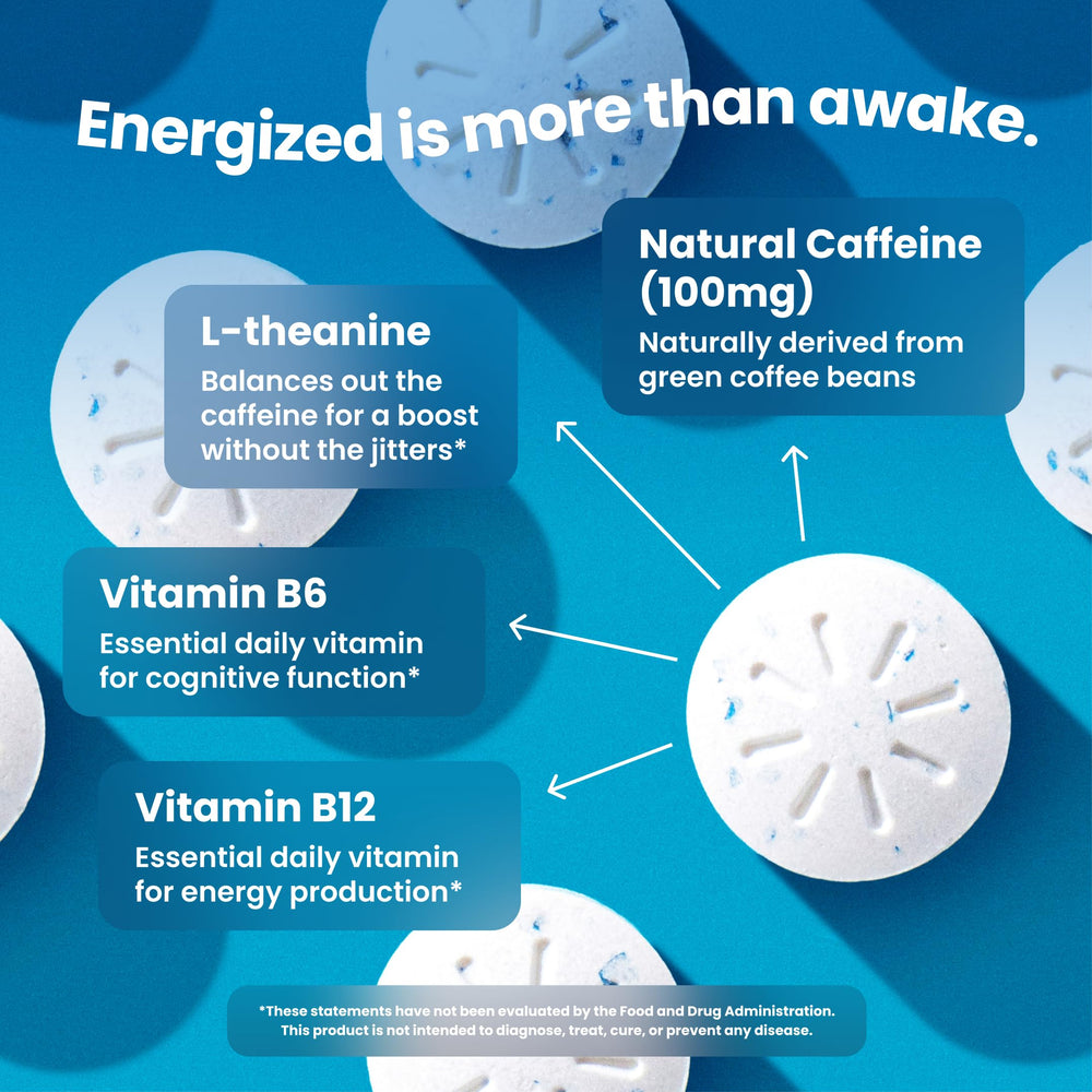 Close-up of NeuroGum Energy & Focus Peppermint bag front