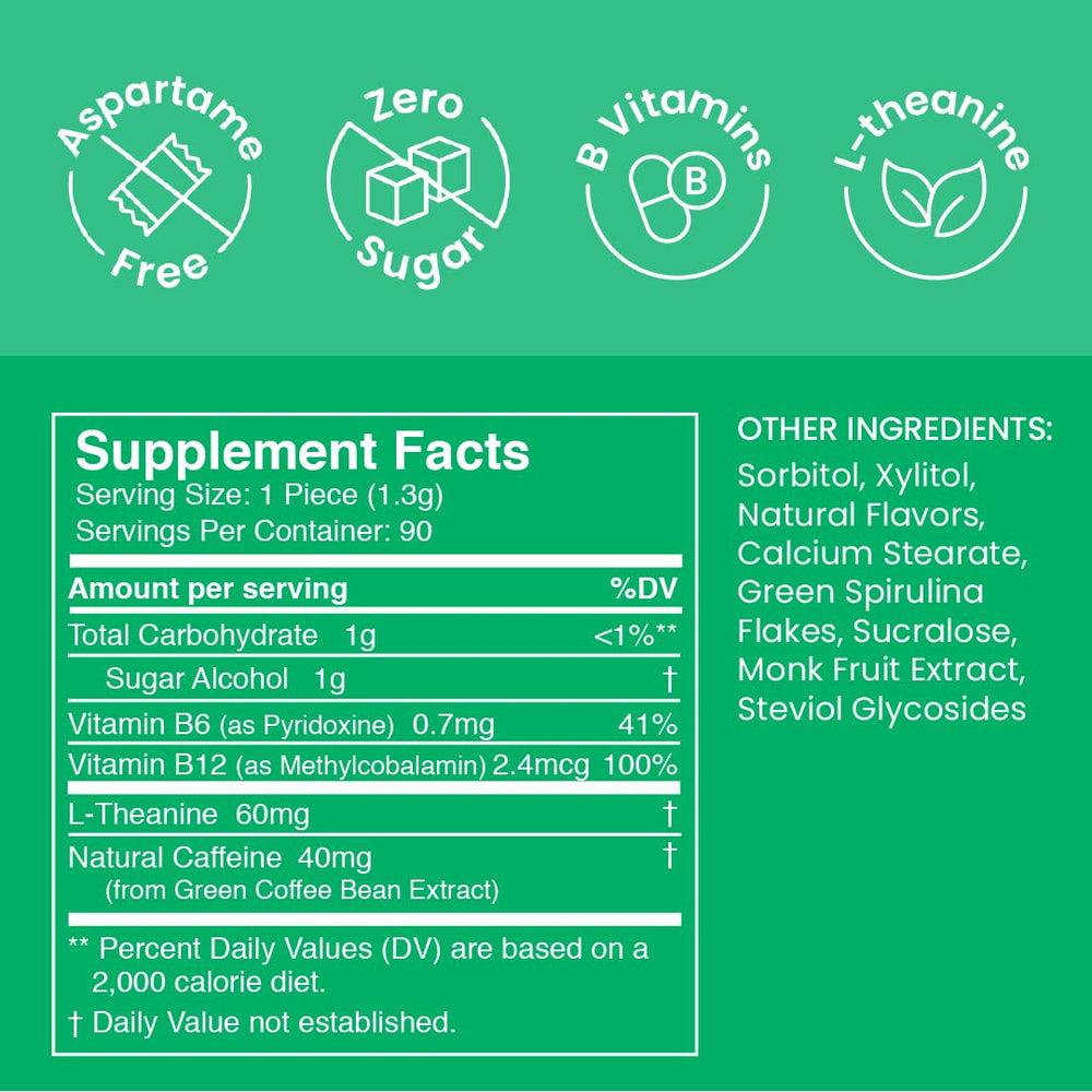 Close-up of a NeuroGum gum piece