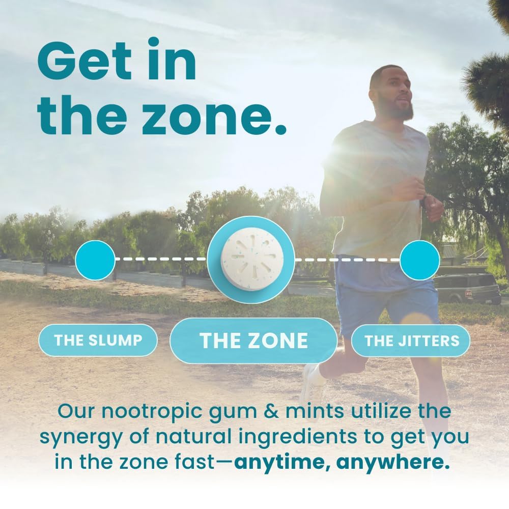 Label highlighting B vitamins on NeuroGum Energy Mints