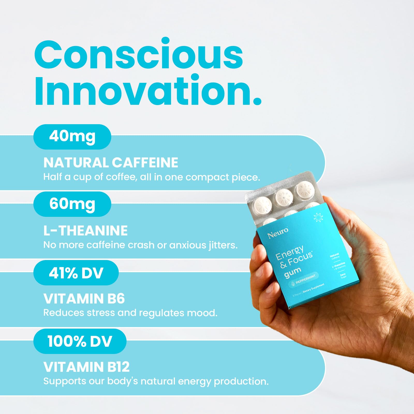 NeuroGum sugar-free gum with xylitol