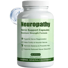 Bottle of Neuropathy Pills with Alpha Lipoic Acid 600 mg