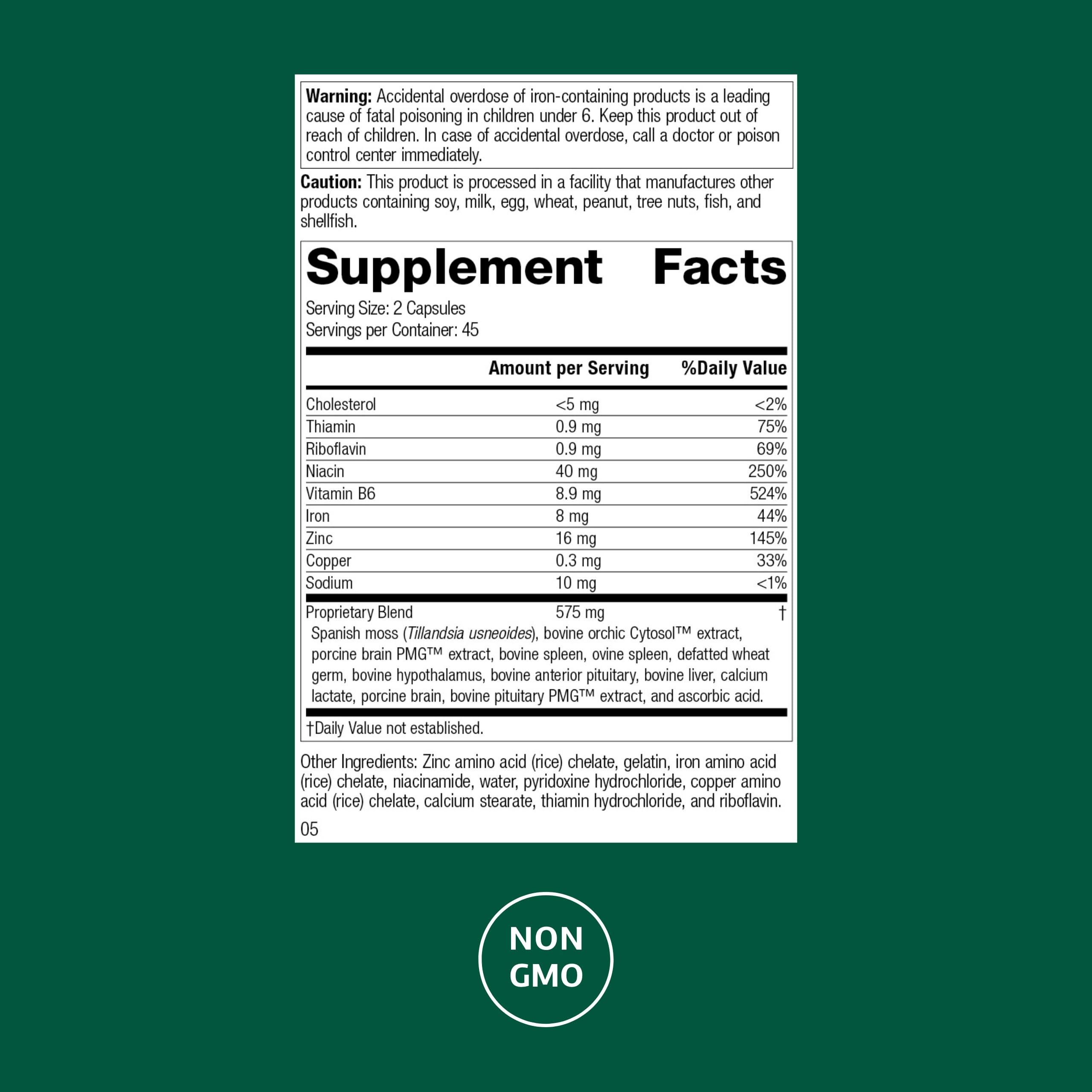 Close-up of Neuroplex brain health ingredients