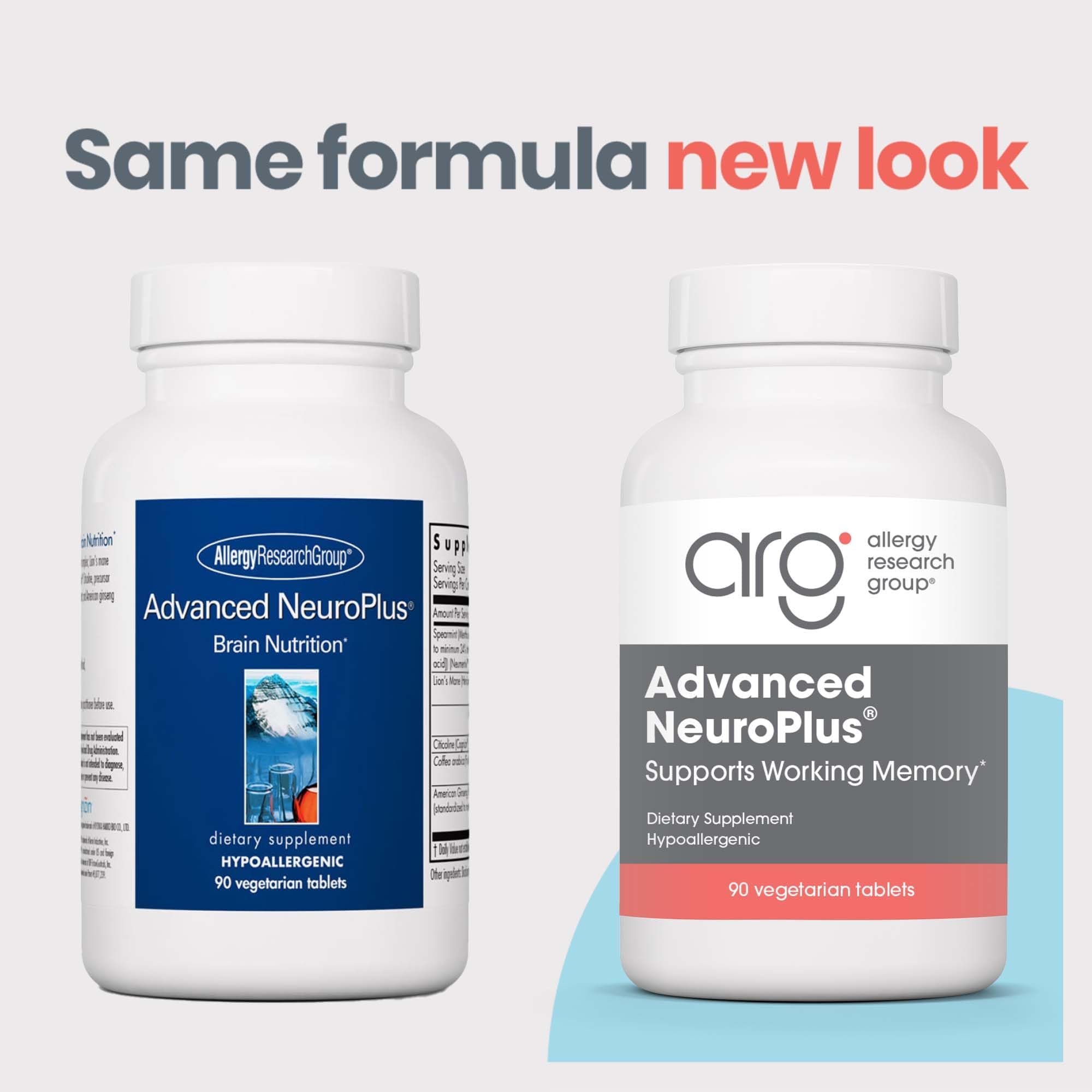 NeuroPlus memory support with Lion's Mane mushroom and American ginseng
