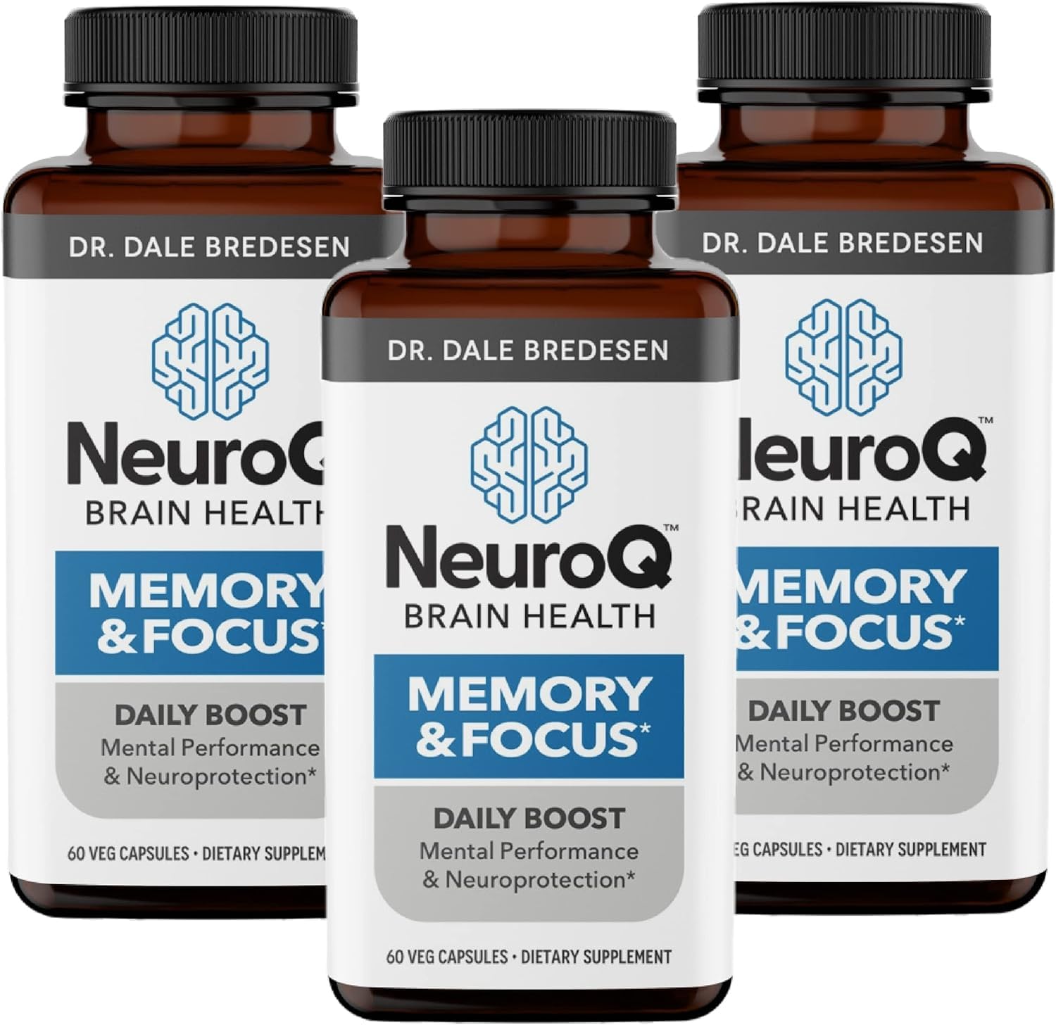 NeuroQ Memory & Focus bottle – front view
