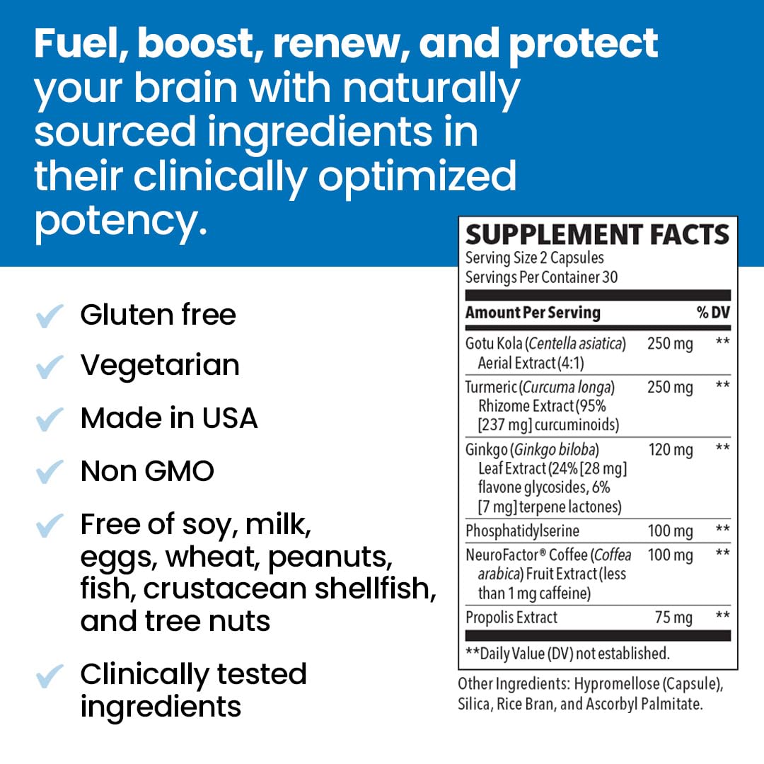 Lifestyle scene showing improved focus and brain health