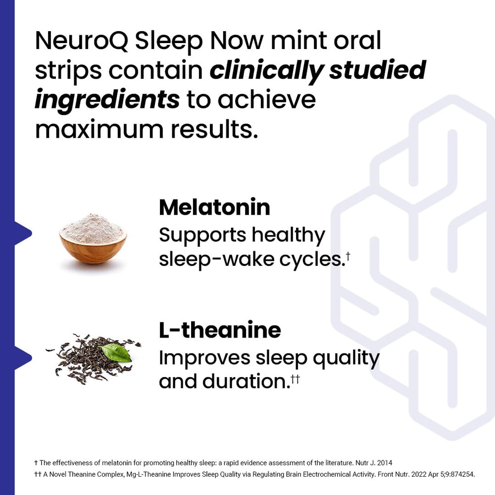 Packaging for LifeSeasons NeuroQ Sleep Now natural sleep support
