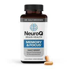 NeuroQ Memory & Focus bottle label