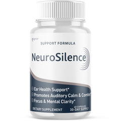 Front view of Neurosilence Capsules bottle