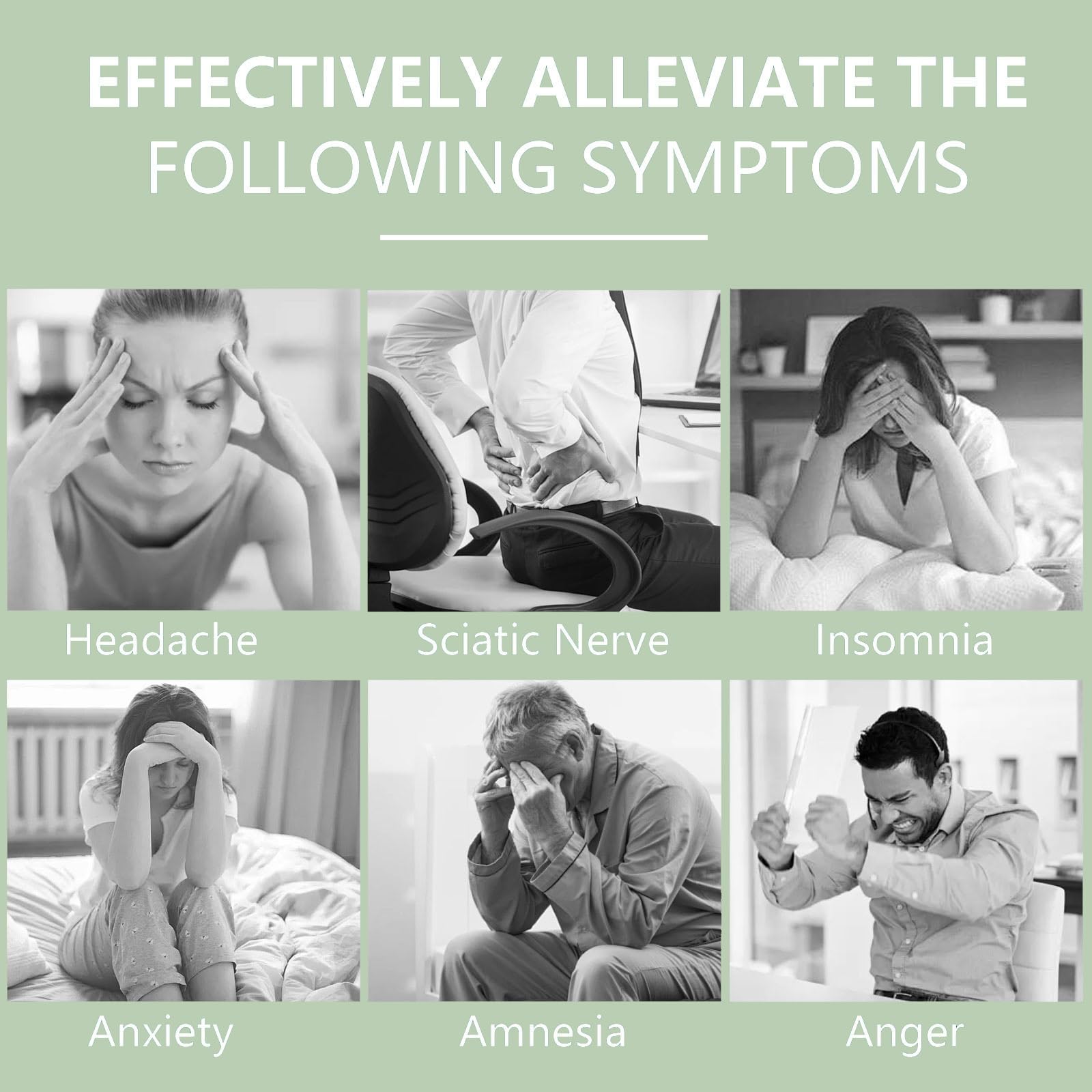 Nerve health and relaxation without drowsiness illustration